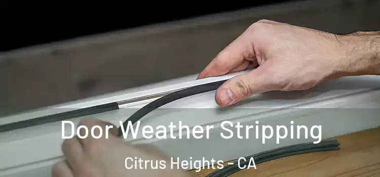  Door Weather Stripping Citrus Heights - CA