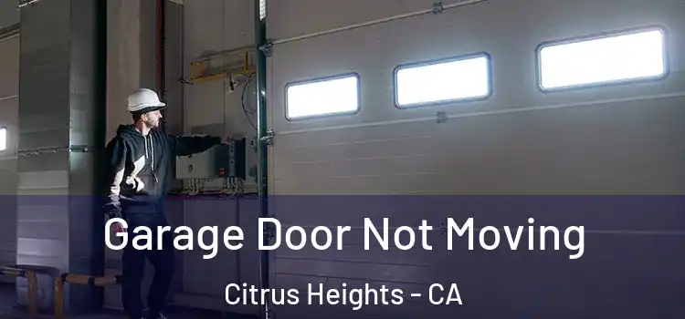  Garage Door Not Moving Citrus Heights - CA